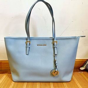 Michael Kors Light Blue Bag - Authentic (Rarely worn)
